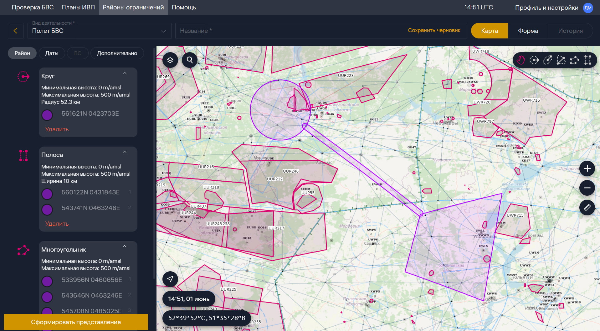Демонстрация создания представлений на установление режимов ИВП